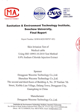 Skin irritating test report 3